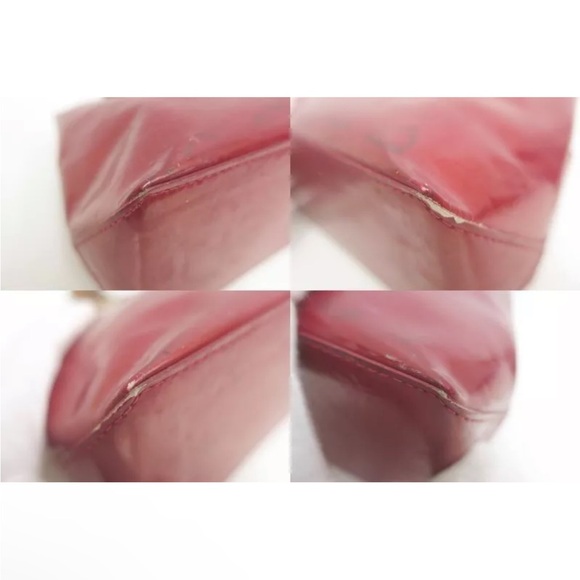 LOUIS VUITTON Reade PM Red Vernis Mini Bag Handbag - Picture 13 of 16